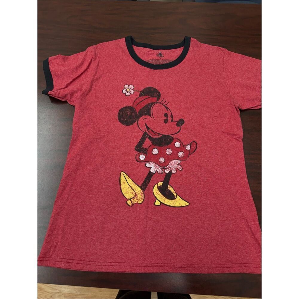 Disney Mickey Mouse Red Short Sleeve Tee Size X-Large